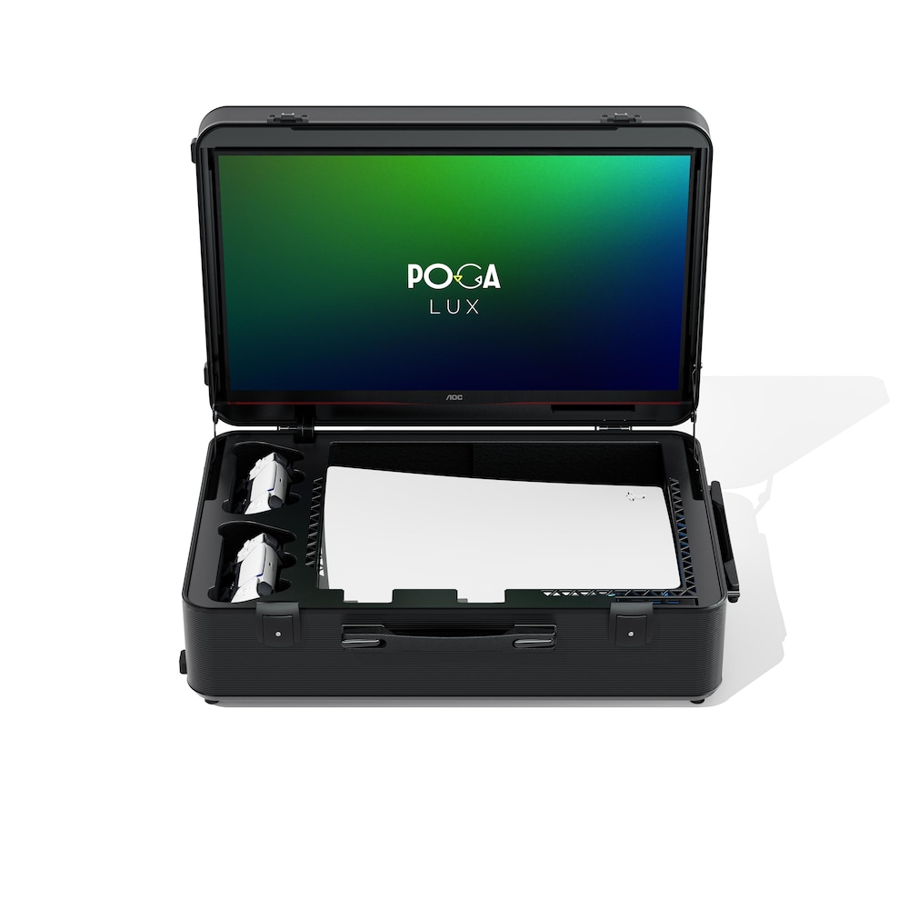 Poga Lux Black - PS5 Inlay schwarz