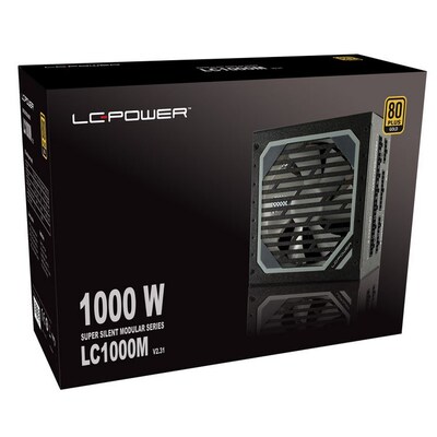 LC-Power  LC1000M V2.31 1000W Netzteil, 80+ Gold, voll modular | 04260070128684