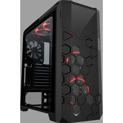 Azza Storm 6000W Full Gaming Tower, Black RGB Beleuchtung, Glasfenster