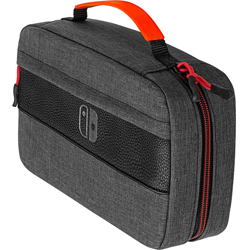 Tasche,96 günstig Kaufen-PDP Konsolen Tasche Elite für Nintendo Switch grau. PDP Konsolen Tasche Elite für Nintendo Switch grau <![CDATA[• Offizielle Lizenz von Nintendo • Texturiertes und detailliertes Kunstleder • Das Klettband hält die Konsole im Case an Ort und Stel