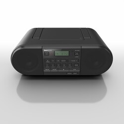 Panasonic RX-D552E-K CD Radio mit DAB+, Bluetooth, Netz &amp;amp; Batteriebetr., Fernb.