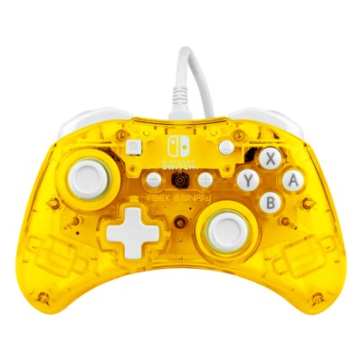 Controller M günstig Kaufen-PDP Wired Controller Rock Candy Pineapple Pop. PDP Wired Controller Rock Candy Pineapple Pop <![CDATA[• Offizielle Lizenz von Nintendo • Die ergonomisch neue Größe passt sich den Händen bequemer an • Schlanke, konkave Daumenstifte ermöglichen op