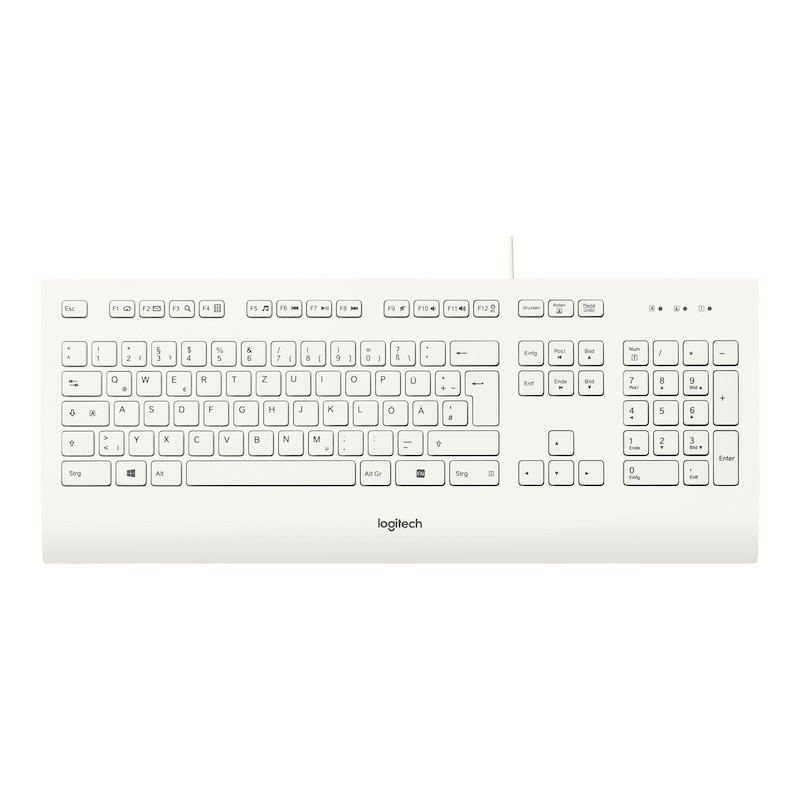 Logitech K280e Kabelgebundene Tastatur Weiß