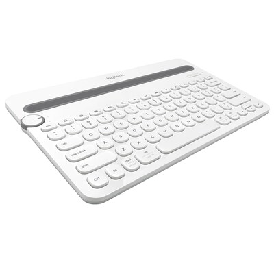 bluetooth günstig Kaufen-Logitech K480 Kabellose Tastatur Weiß. Logitech K480 Kabellose Tastatur Weiß <![CDATA[• Anwendungsbereich: Studium, kein Nummernblock • Kabellos, Bluetooth • Layout: deutsch • weiß, 820g, 20,0 mm x 195 mm x 300 mm (H x B x T) • Window