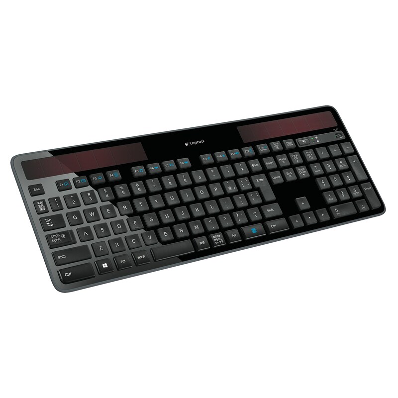 Logitech K750 Solar Kabellose Tastatur Schwarz