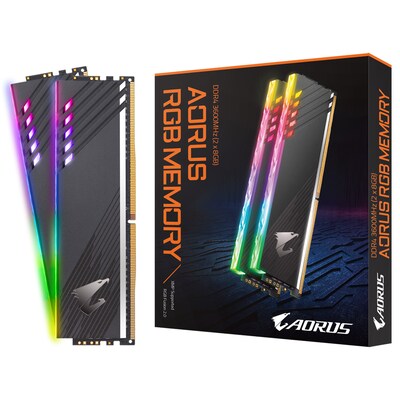 DDR4 16GB günstig Kaufen-16GB (2x8GB) Gigabyte Aorus RGB DDR4-3733 CL18 Speicher Kit RAM. 16GB (2x8GB) Gigabyte Aorus RGB DDR4-3733 CL18 Speicher Kit RAM <![CDATA[• 16 GB (RAM-Module: 2 Stück) • DDR4-RAM 3733 MHz • CAS Latency (CL) CL19-19-19-43 • Anschluss:288-pin, Span