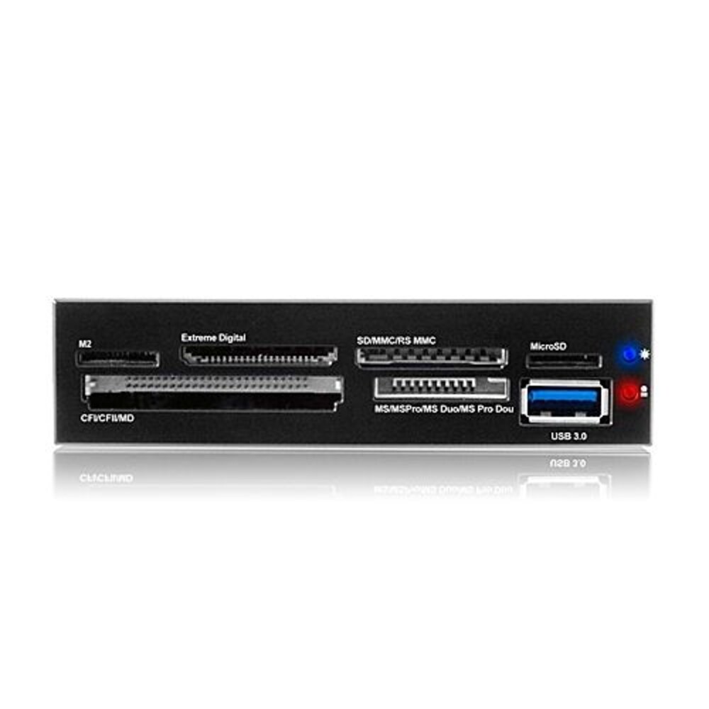 RaidSonic Icy Box IB-865-B 3,5" Multikartenleser mit USB 3.0 Frontanschluss