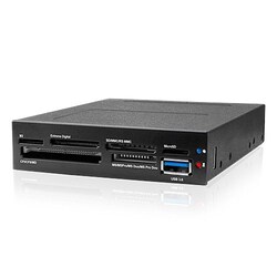 RaidSonic Icy Box IB-865-B 3,5&quot; Multikartenleser mit USB 3.0 Frontanschluss