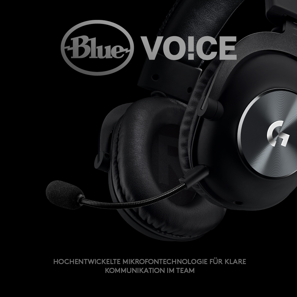 Logitech G PRO X Kabelgebundenes Gaming Headset mit BLUE VO!CE