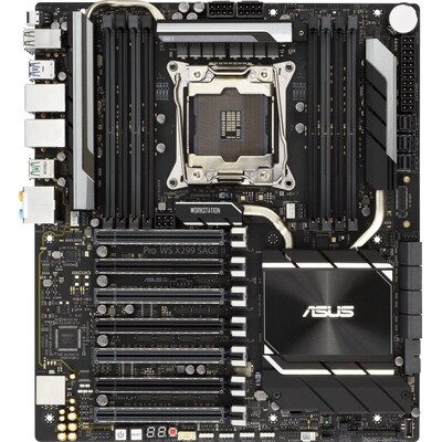 In 1 günstig Kaufen-ASUS WS X299 Sage II Workstation Mainboard Sockel 2066. ASUS WS X299 Sage II Workstation Mainboard Sockel 2066 <![CDATA[• ATX Mainboard mit Sockel Intel 2066 für Intel Core X-Series, Intel Cor • Intel X299 Chipsatz, keine Grafik • 128 GB max. RAM, 