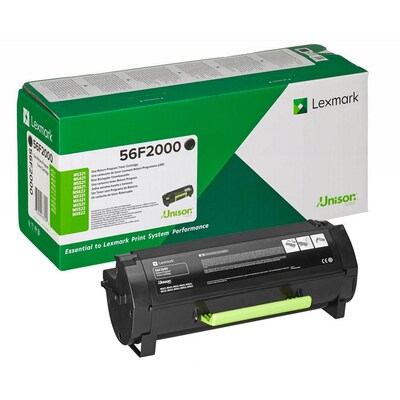 Rot+Schwarz günstig Kaufen-Lexmark 56F2000 Rückgabe-Toner Schwarz für ca. 6.000 Seiten. Lexmark 56F2000 Rückgabe-Toner Schwarz für ca. 6.000 Seiten <![CDATA[• Lexmark Rückgabe-Tonerkassette Kartusche 56F2000 • Farbe: Schwarz • Reichweite: ca. 6.000 Seiten