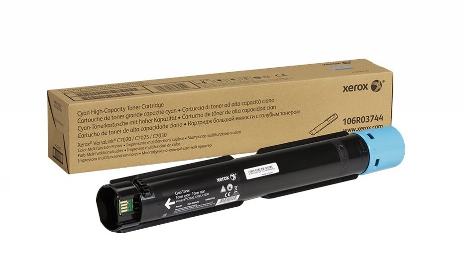 Xerox 106R03744 Toner Cyan f&uuml;r ca. 9.800 Seiten