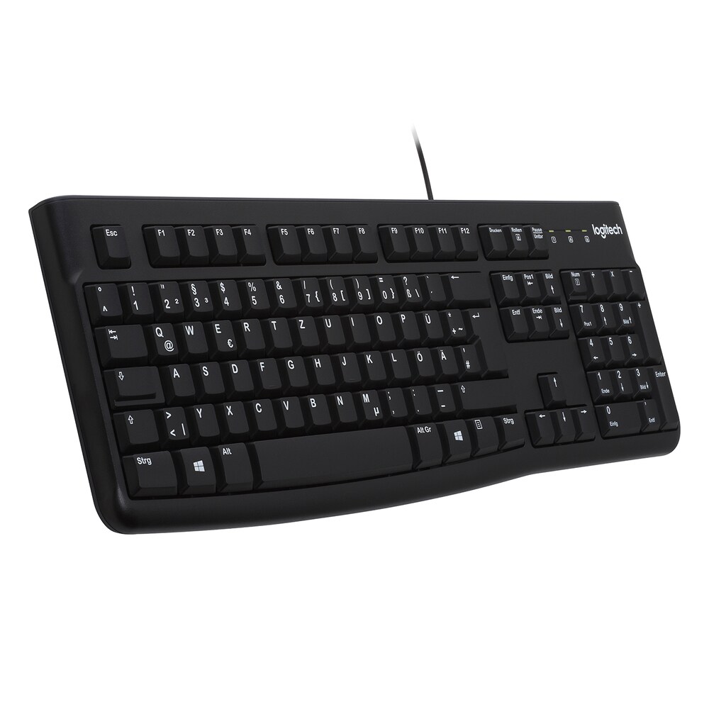 Logitech K120 Kabelgebundene Tastatur Schwarz