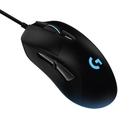 Maus,Vollion günstig Kaufen-Logitech G403 Hero Kabelgebundene Gaming Maus. Logitech G403 Hero Kabelgebundene Gaming Maus <![CDATA[• Anwendungsbereich: Gaming, 6 Tasten, Scrollrad mit Tastenfunktion • Kabelgebunden (USB) • Sensortechnologie: Optisch (16.000 dpi) • Anthrazit, 