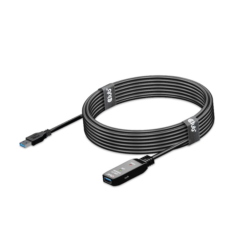 Club 3D USB 3.2 aktives Kabel 5m St./B. 28AWG schwarz