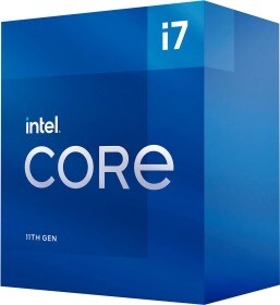 INTEL Core i7-11700F 8x2,5GHz 16MB-L3 Cache Sockel 1200 (Boxed inkl. L&uuml;fter)