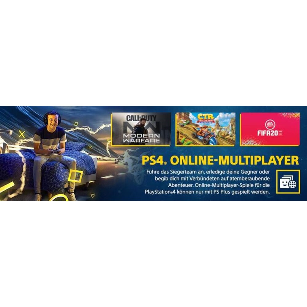 PlayStation Plus Mitgliedschaft 12 Monate DE