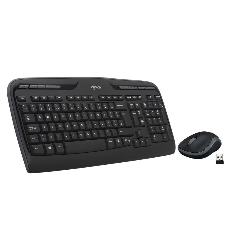 Kabellose Tastatur günstig Kaufen-Logitech MK330 Kabellose Maus-Tastaturkombination. Logitech MK330 Kabellose Maus-Tastaturkombination <![CDATA[• Kabellos, 2,4GHz, 10 m Reichweite • Tastatur-Layout: deutsch, Tastatur-Nummernblock integriert • 3 Maustasten, 2-Wege-Scrollrad • Schwarz, Unif