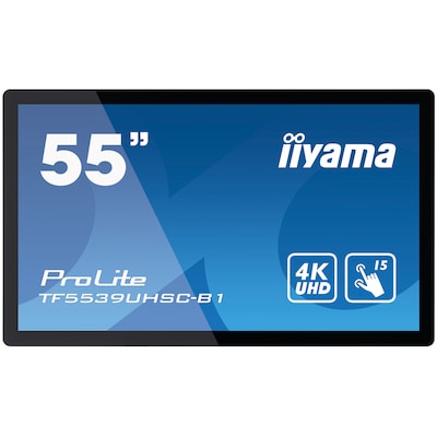 iiyama ProLite TF5539UHSC-B1AG 139cm (55") 4K UHD Touch Monitor HDMI/DP/VGA