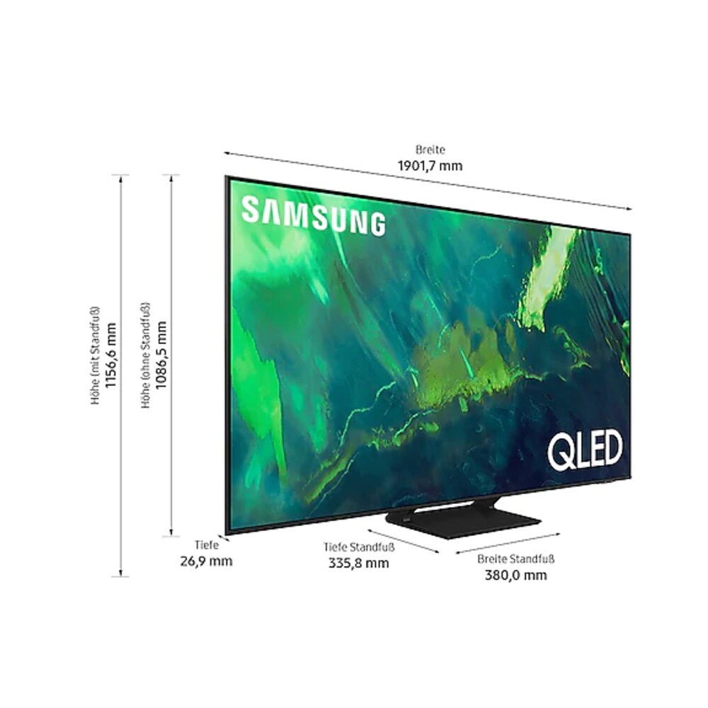 Samsung QLED GQ85Q70A 214cm 85" 4K UHD DVB-C/S2/T2-HD PQI 3400 SMART TV