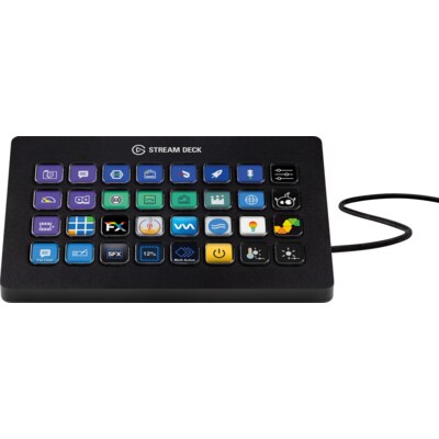 Live Die günstig Kaufen-Elgato Stream Deck XL - Live Content Creation Controller. Elgato Stream Deck XL - Live Content Creation Controller <![CDATA[• 32 LCD-Tasten: Wechsle Szenen, starte Medien, passe den Ton an • Komplett anpassbar: personalisiere die Tasten mit eigenen Ic