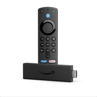 Image of Amazon Fire TV Stick mit Alexa-Sprachfernbedienung (mit TV-Steuerungstasten) - HD-Streaminggerät