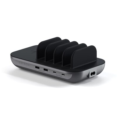 Gleichzeitige günstig Kaufen-Satechi Dock5 Multi-Device Charging Station + Wireless Charging. Satechi Dock5 Multi-Device Charging Station + Wireless Charging <![CDATA[• Ladestation für das gleichzeitige Aufladen von bis zu fünf Geräten • Sorgt für Ordnung und verhindert Kabel