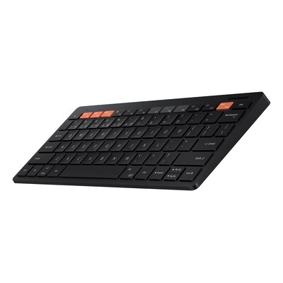 Tastatur Keyboard günstig Kaufen-Samsung Universal Multi Bluetooth Keyboard für Tabs, Black. Samsung Universal Multi Bluetooth Keyboard für Tabs, Black <![CDATA[• Tastatur im QWERTZ-Layout • Kompatibel mit verschiedenen Smartphones & Tablets • Kompaktes, schlankes und tra