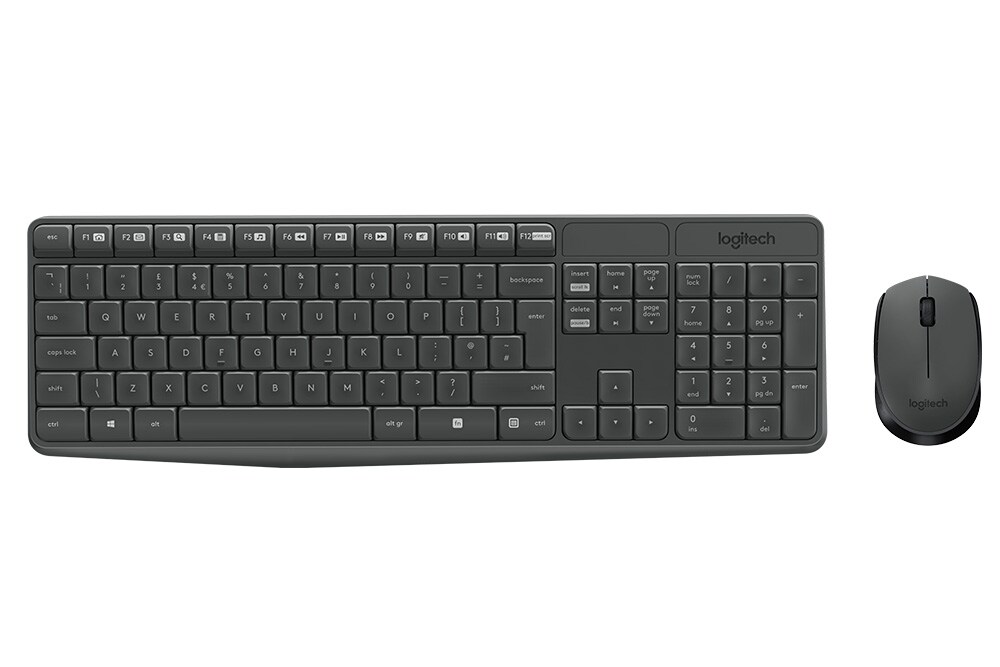 Logitech MK235 Kabellose Maus-Tastaturkombination US Layout