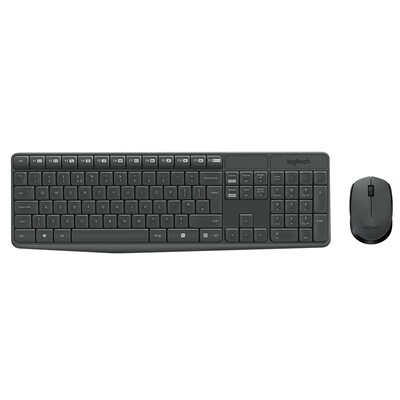 Logitech G günstig Kaufen-Logitech MK235 | US | Kabellose Maus-Tastaturkombination. Logitech MK235 | US | Kabellose Maus-Tastaturkombination <![CDATA[• Kabellos, 2,4GHz, 10 m Reichweite • Tastatur-Layout: englisch (US-Layout), Tastatur-Nummernblock integrier • 3 Maustasten, 