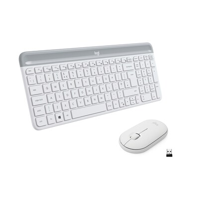 Taste Tastatur günstig Kaufen-Logitech MK470 Kabellose Maus-Tastaturkombination Weiß. Logitech MK470 Kabellose Maus-Tastaturkombination Weiß <![CDATA[• Kabellos, 2,4GHz, 10 m Reichweite • Tastatur-Nummernblock integriert • 3 Maustasten, 2-Wege-Scrollrad • Weiß, Wind