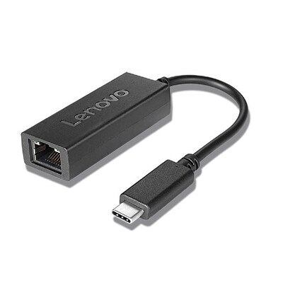 Ethernet an günstig Kaufen-Lenovo USB-C/Ethernet Adapter St./Bu. schwarz. Lenovo USB-C/Ethernet Adapter St./Bu. schwarz <![CDATA[• USB-Adapter • Anschlüsse: USB Typ C und RJ45-Buchse • Farbe: schwarz, Länge: 0,1m • passend für: • Farbe: Schwarz]]>. 