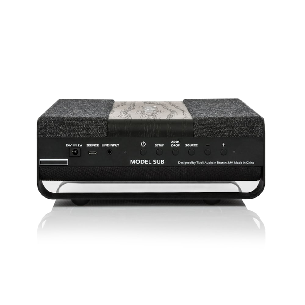 Tivoli Audio Model Sub WiFi Subwoofer schwarz/schwarz