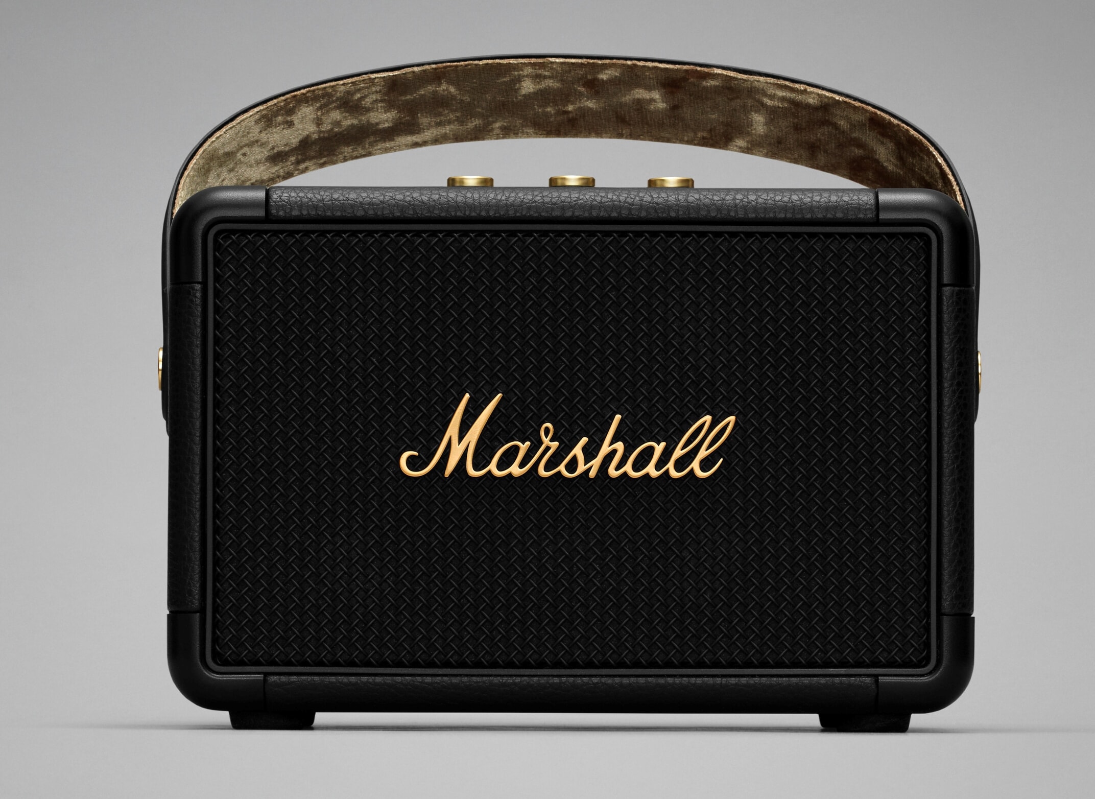 Marshall Kilburn II Tragbarer Bluetooth Lautsprecher Black &amp;amp; Brass schwarz