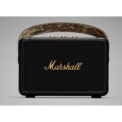 Damen,Schwarz günstig Kaufen-Marshall Kilburn II Tragbarer Bluetooth Lautsprecher Black & Brass schwarz. Marshall Kilburn II Tragbarer Bluetooth Lautsprecher Black & Brass schwarz <![CDATA[• Portabler Bluetooth Lautsprecher • 4