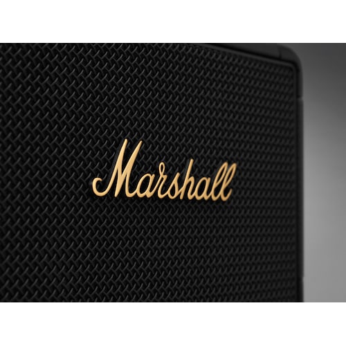 Marshall Kilburn II Tragbarer Bluetooth Lautsprecher Black &amp; Brass schwarz