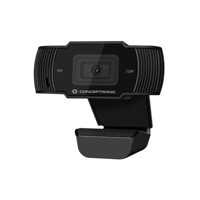 Web Cam günstig Kaufen-CONCEPTRONIC Webcam AMDIS 720p HD. CONCEPTRONIC Webcam AMDIS 720p HD <![CDATA[• 1280 x 720p HD • USB 2.0. Einfache Plug & Play-Installation • integriertes Rauschunterdrückungsmikrofon]]>. 