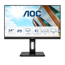 AOC 24P2C 60,45cm (23,8&quot;) Full HD 16:9 IPS Office Monitor HDMI/DP/USB-C Pivot HV
