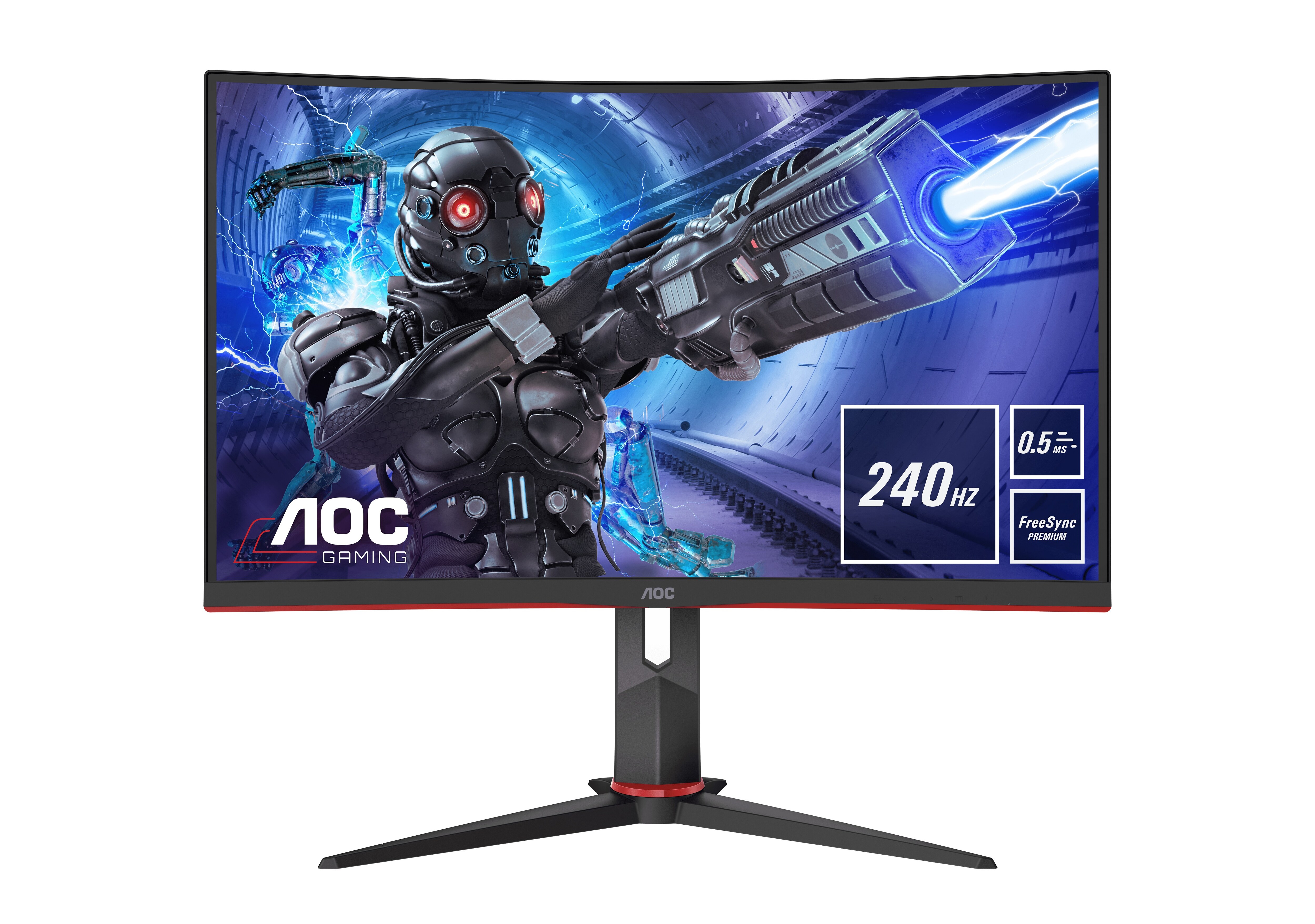 AOC C27G2ZU 68,6cm (27&quot;) Full HD Gaming Monitor HDMI/DP FreeSync 240Hz 0,5ms HV