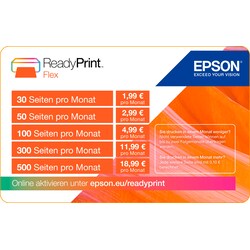 Epson ReadyPrint Flex Aktivierungscode mit 5 Euro Guthaben