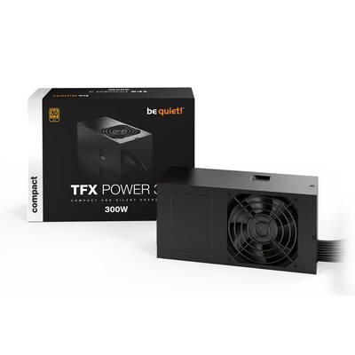 bis 300 günstig Kaufen-be quiet! TFX Power 3 300W Netzteil, 80+ Gold. be quiet! TFX Power 3 300W Netzteil, 80+ Gold <![CDATA[• 80 PLUS Gold-Zertifikat für optimale Energieausnutzung (bis zu 91,7%) • 300 watt • Starke 12V-Leitung • temperaturgesteuerte Lüfter sorgt ein