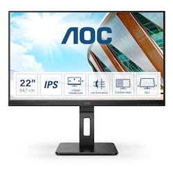 AOC 22P2Q 54,7cm (21,5&quot;) Full HD 16:9 Office Monitor VGA/DVI/HDMI/DP Pivot HV