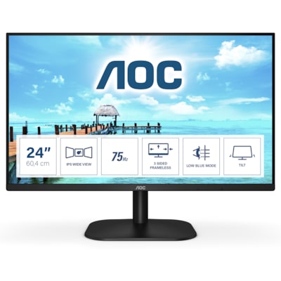 auf HDMI günstig Kaufen-AOC 24B2XH 60,5m (23,8") Full HD IPS Monitor 16:9 VGA/HDMI 250cd/m². AOC 24B2XH 60,5m (23,8") Full HD IPS Monitor 16:9 VGA/HDMI 250cd/m² <![CDATA[• Energieeffizienzklasse: E • Größe: 60.5 cm(23,8 Zoll) 16:9, Auflösung: 1.920x1.080