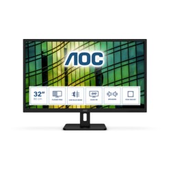 AOC Q32E2N 80cm (31.5&quot;) WQHD Monitor HDMI/DP 4ms 75Hz LS