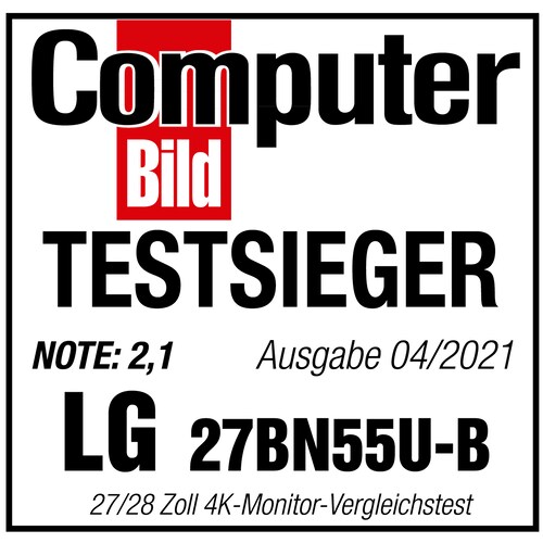 LG 27BN55U-B 68,4cm (27") 4K IPS Office-Monitor HDMI/DP Pivot HV HDR FreeSync