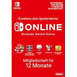 Nintendo Switch Mitgliedschaft 12 Monate 19,99 EUR DE