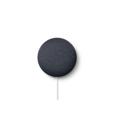 Google Nest Mini (2. Gen) Smarter Lautsprecher mit Sprachsteuerung - Carbon