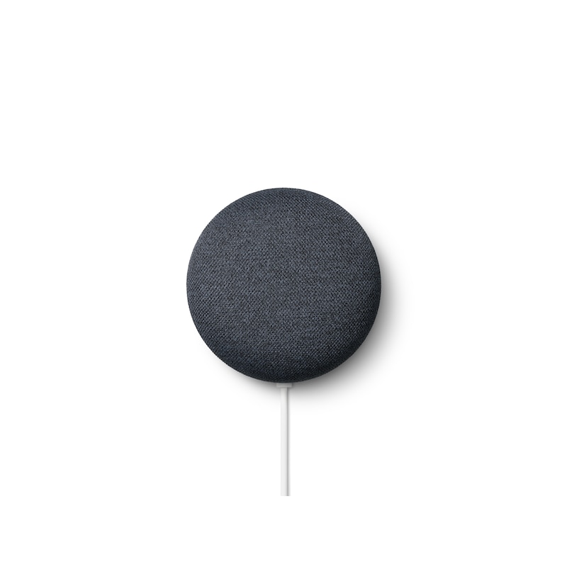 Google Nest Mini (2. Gen) Smarter Lautsprecher mit Sprachsteuerung - Carbon