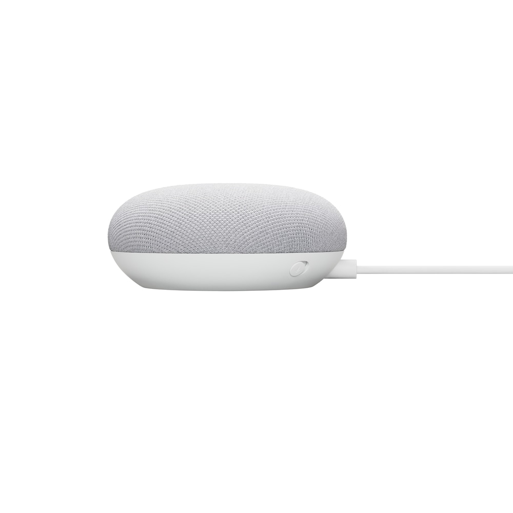 Google Nest Mini Kreide - Smarter Lautsprecher mit Sprachsteuerung
