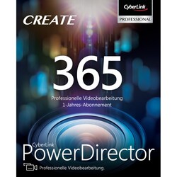 Cyberlink PowerDirector 365 12 Mo ESD DE Software f&uuml;r Videobearbeitung